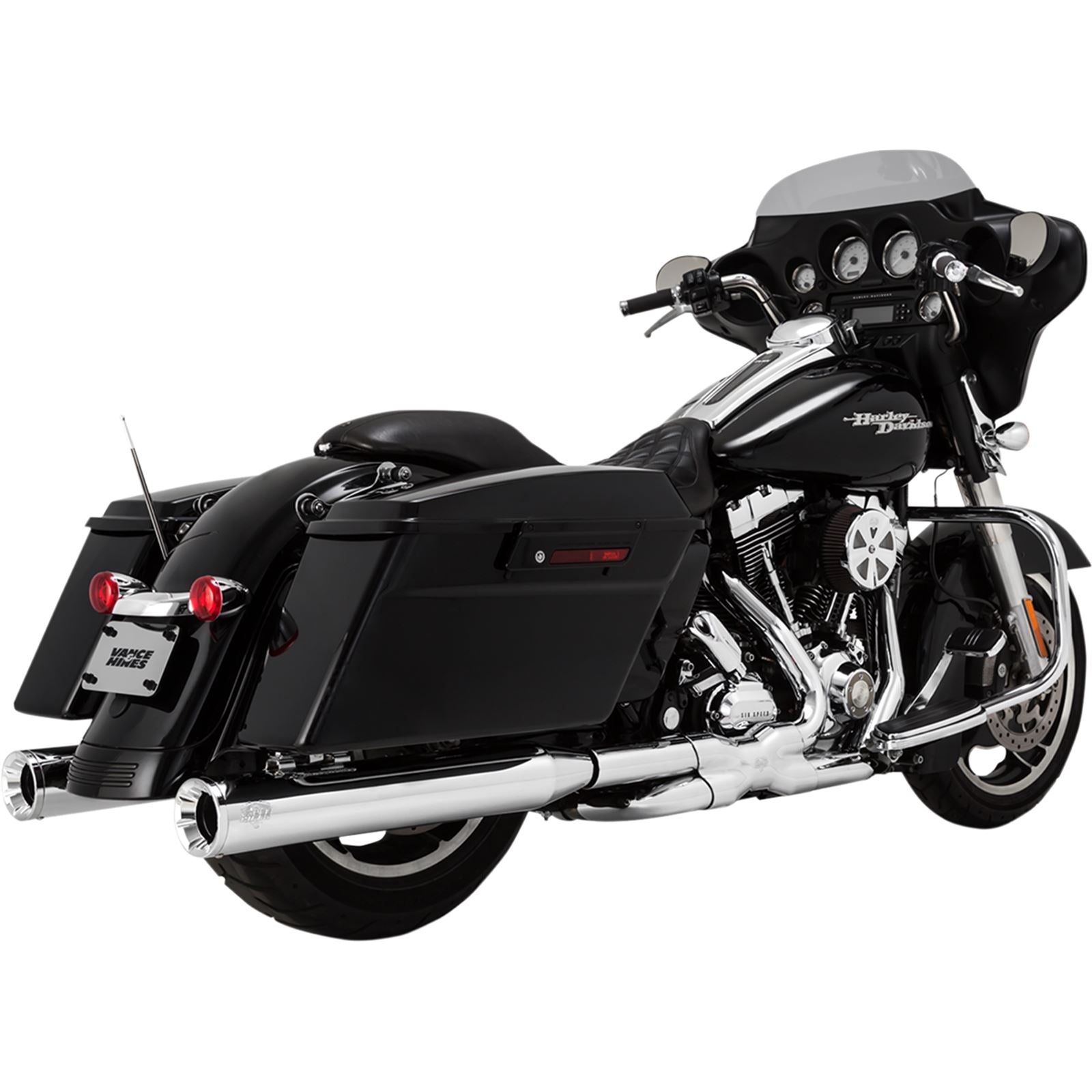 Vance And Hines 4" Eliminator Mufflers - Chrome 16703_489517