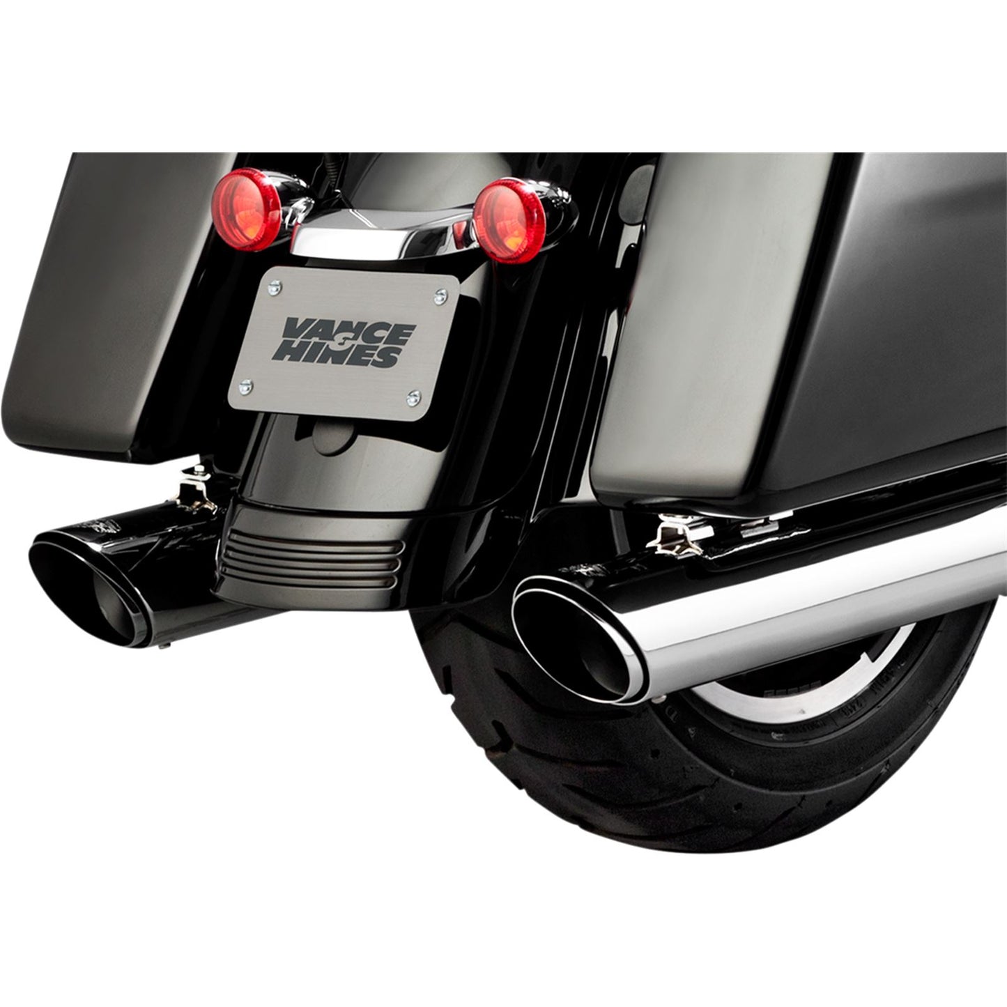 Vance And Hines Twin Slash Muffler - Chrome 16672_489537