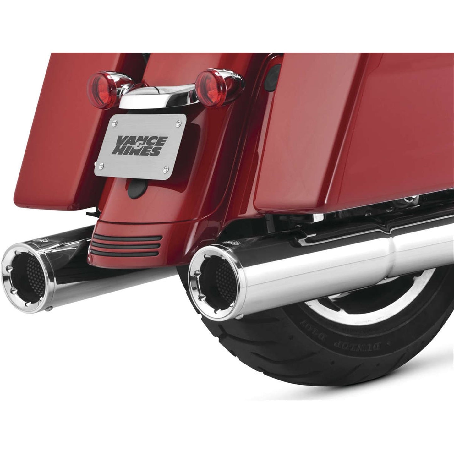 Vance And Hines Hi Output Mufflers - Chrome 16463_78049