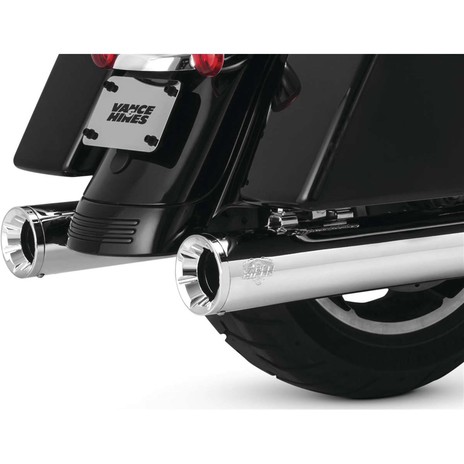 Vance And Hines 4" Eliminator Mufflers - Chrome 16714_78051