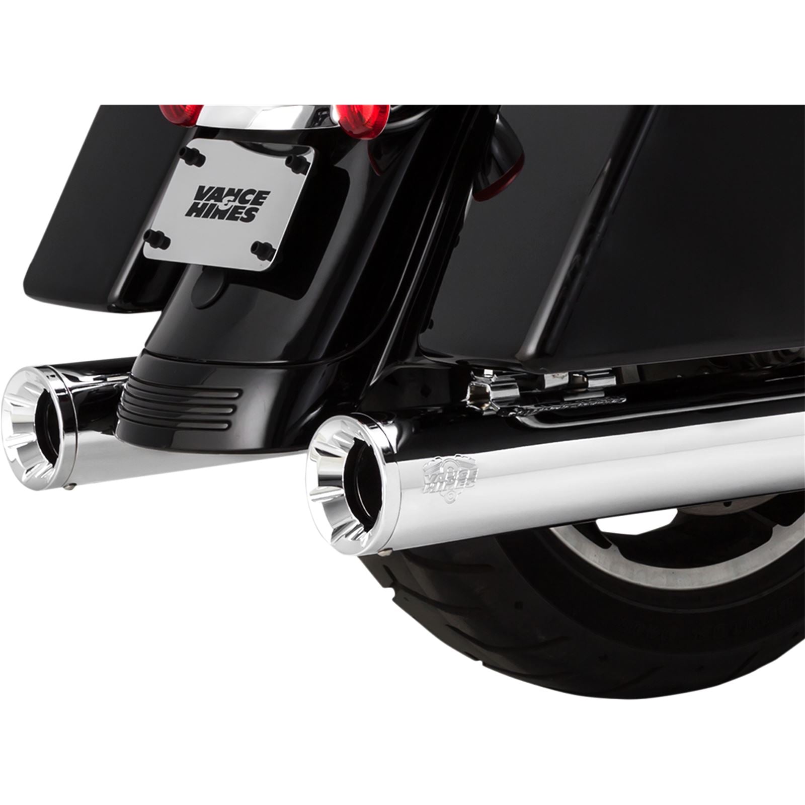 Vance And Hines 4" Eliminator Mufflers - Chrome 16714_489533