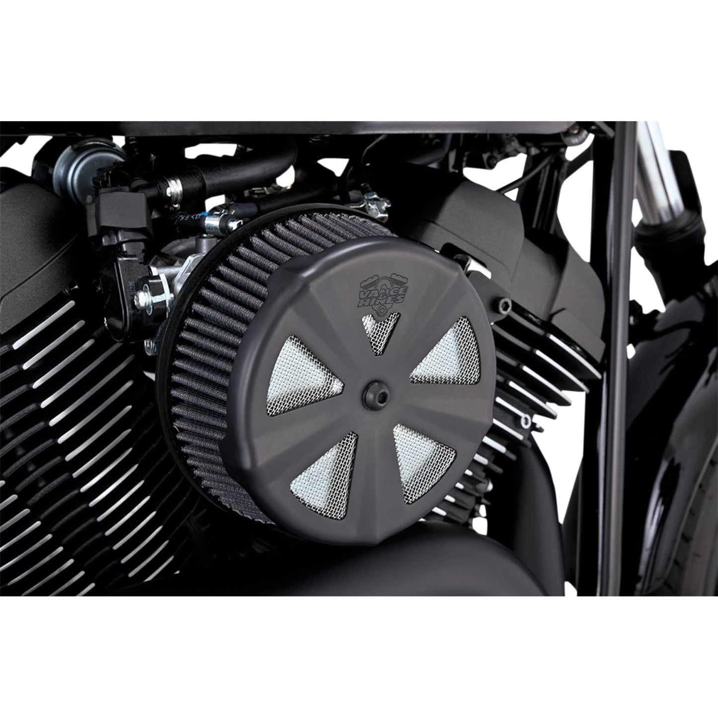 Vance And Hines Air Cleaner Cover - Black VO2 71019_489204