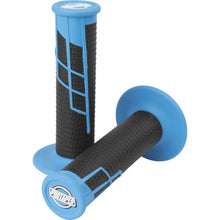 Protaper Clamp-On Half-Waffle Grips Neon Blue/Black 021656_78682