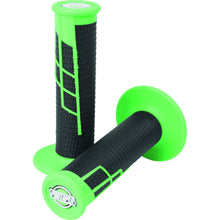 Protaper Clamp-On Half-Waffle Grips Neon Green/Black 021658_1692691
