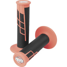 Protaper Clamp-On Half-Waffle Grips Neon Red/Black 021660_78686