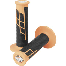 Protaper Clamp-On Half-Waffle Grips Neon Orange/Black OPEN-BOX [MPN: 021661]_1729264