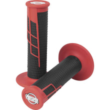 Protaper Clamp-On Half-Waffle Grips Red/Black 021662_78688