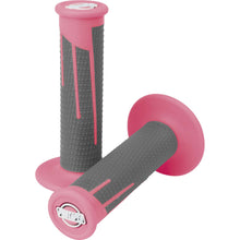 Protaper Clamp-On Full Diamond Grips Neon Pink/Dark Grey 021684_78711