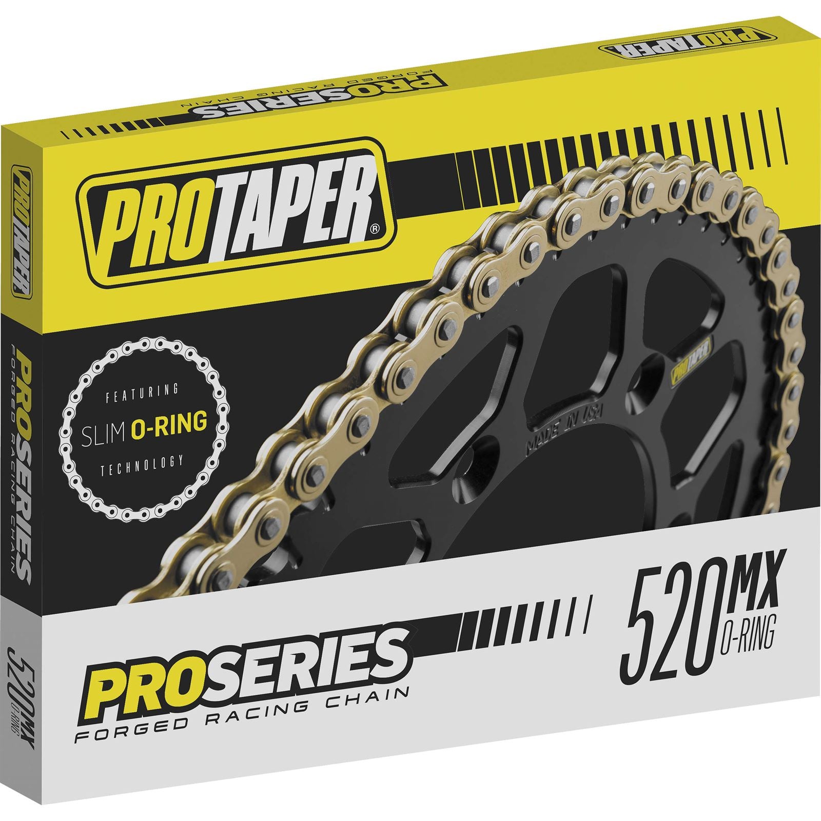 Protaper Pro Series Forged Slim O-Ring Chain 520 x 120, Gold PT520FWR-120_78724