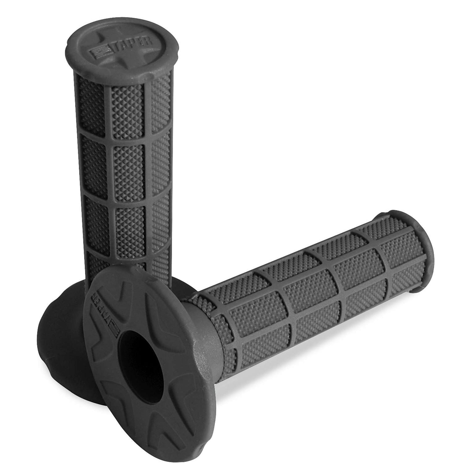 Protaper Single Density Full-Waffle MX Grips Medium, Grey 1-VLG-583 MED 431C_78888