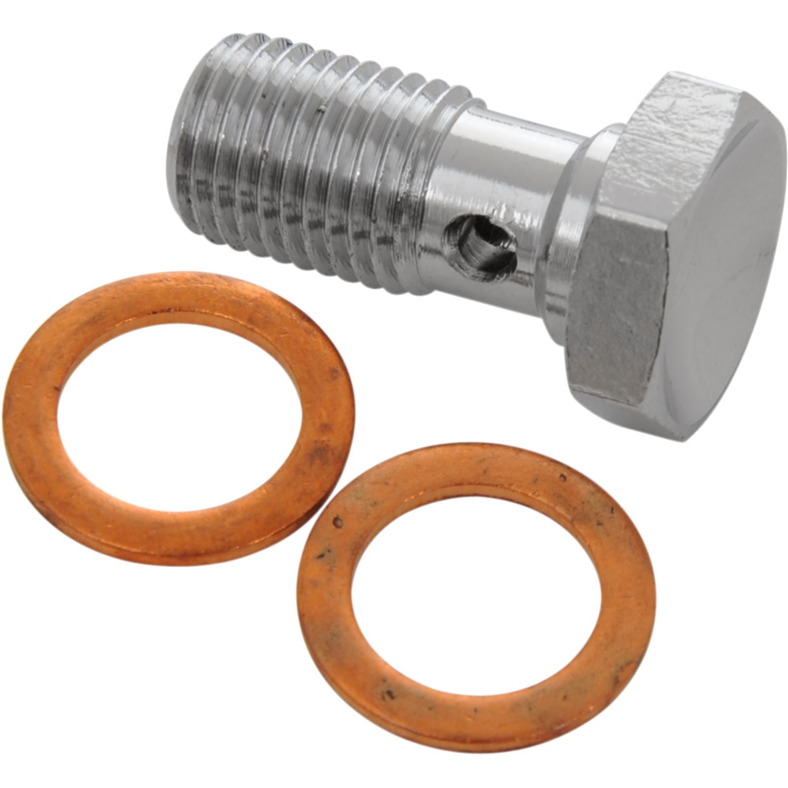 Goodridge Banjo Bolt - 3/8"-24 - Single - Chrome [MPN: P775-03CH]_391978