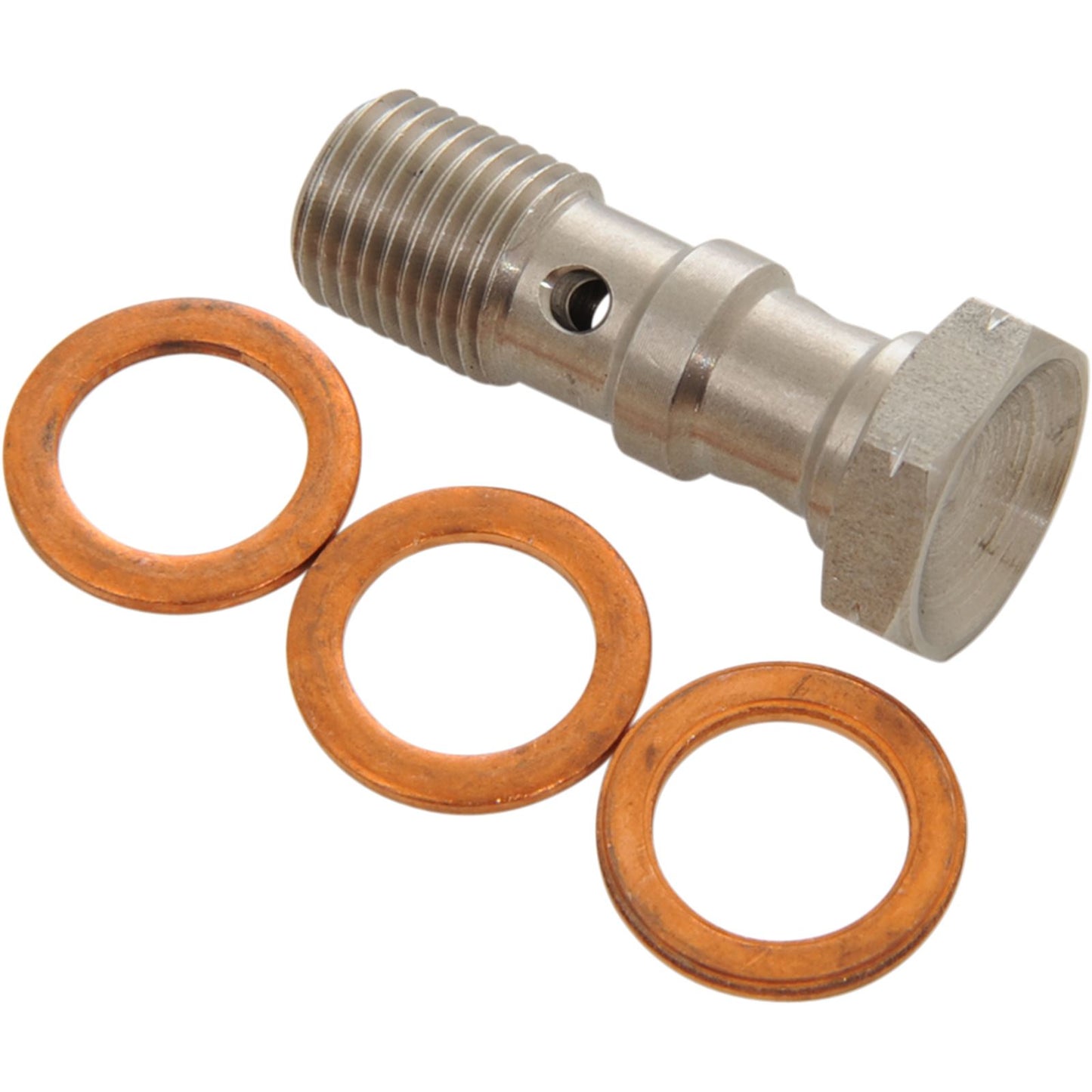 Goodridge Banjo Bolt - 10mm x 1 - Double - Stainless Steel [MPN: P993-03-31SC]_392003