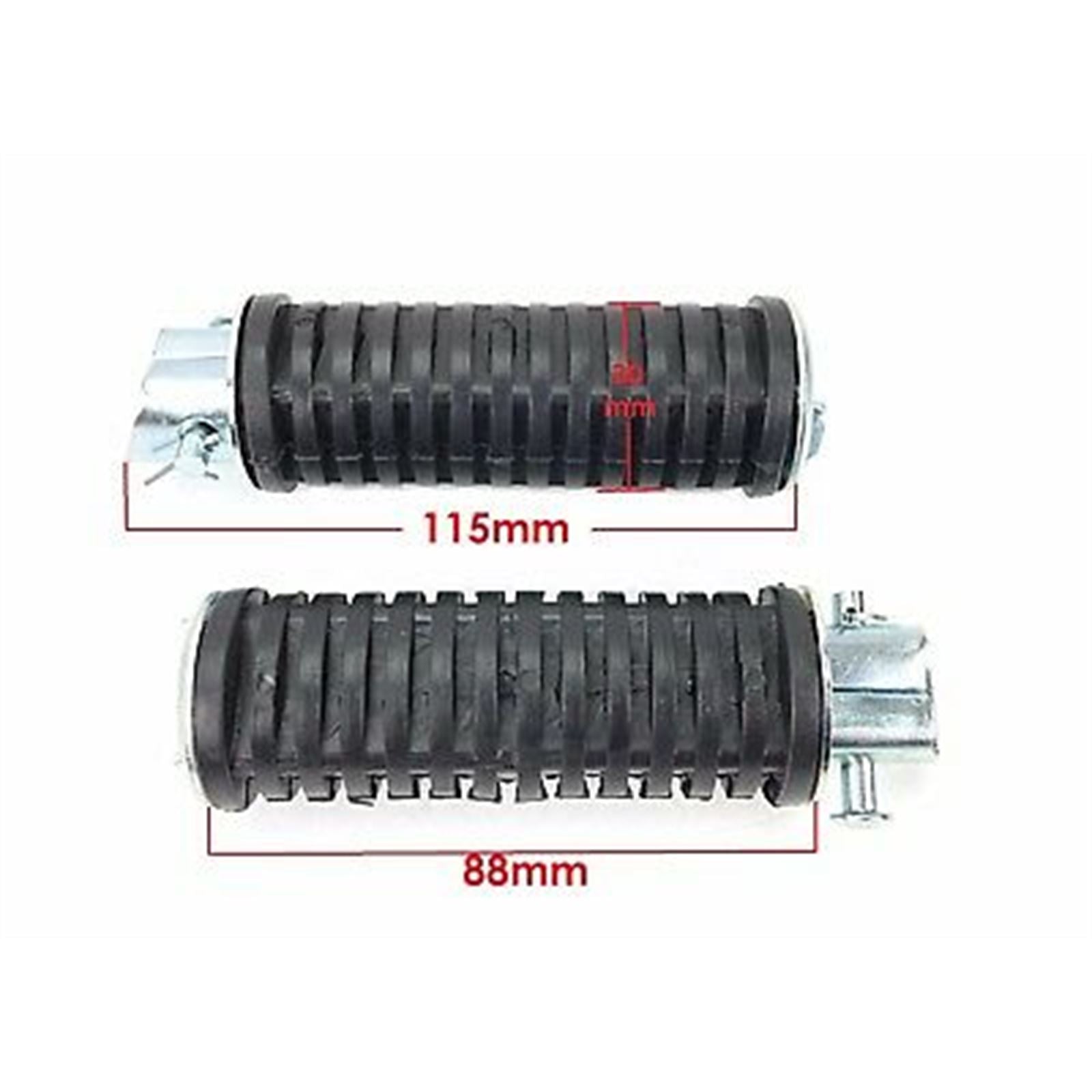 2FastMoto Rear Pillion Bar Left/Right Foot Rest Peg for Honda 61-87 50715-377-000_627906