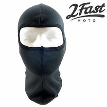 2FastMoto  Black Nylon/Cotton Face Mask Balaclava One Hole Cold Weather Gear 2fm-6101b_627901