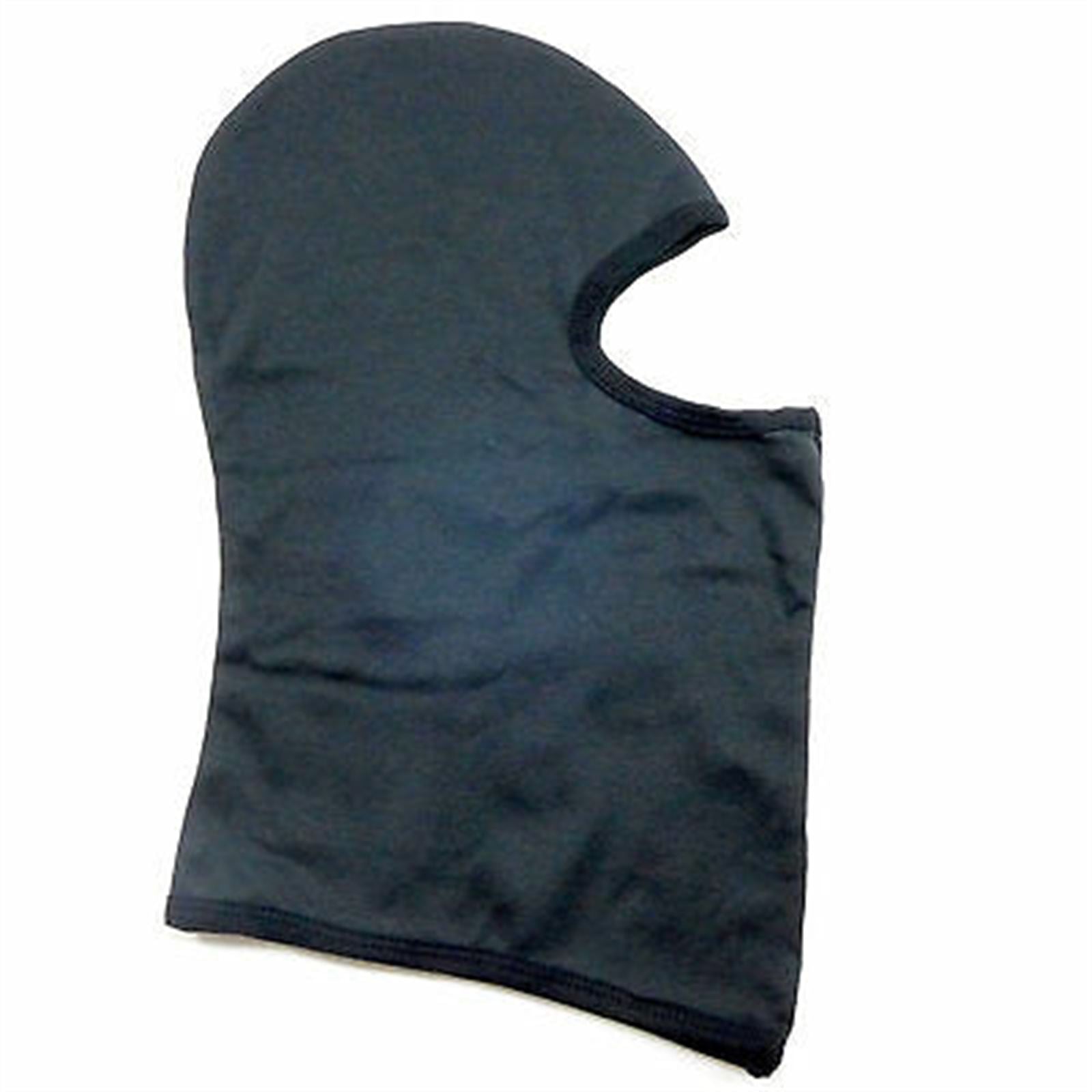 2FastMoto  Black Nylon/Cotton Face Mask Balaclava One Hole Cold Weather Gear 2fm-6101b_627900