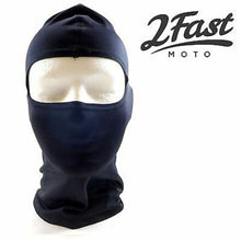 2FastMoto Black Nylon/Lycra One Hole Face Mask Balaclava For Winter Sports 2FM-5111B_629074