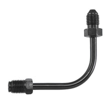 Goodridge Tube Adapter - 90-Degree - Long - Black [MPN: P691-03BK]_79494