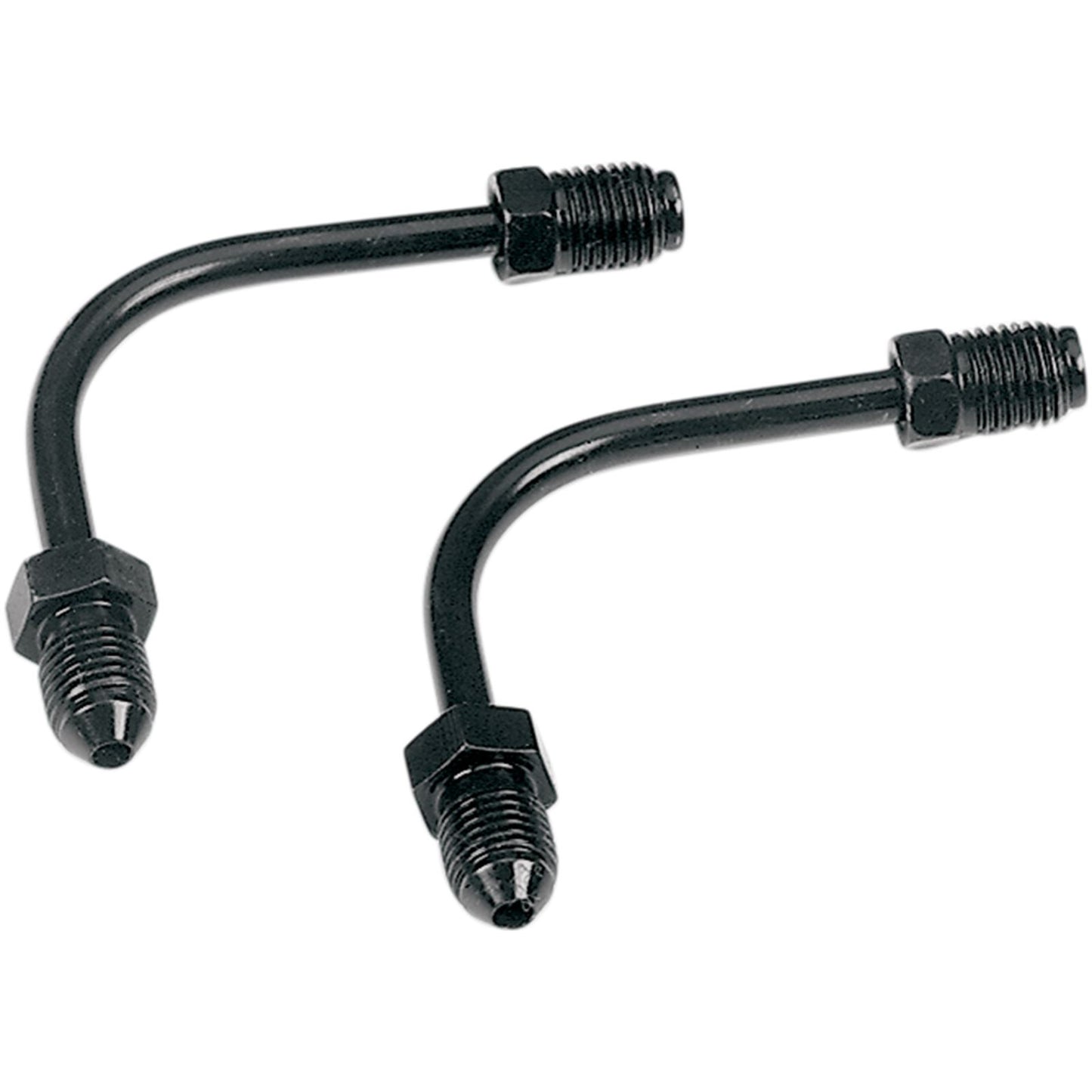 Goodridge Tube Adapter - 90-Degree - Long - Black [MPN: P691-03BK]_391972