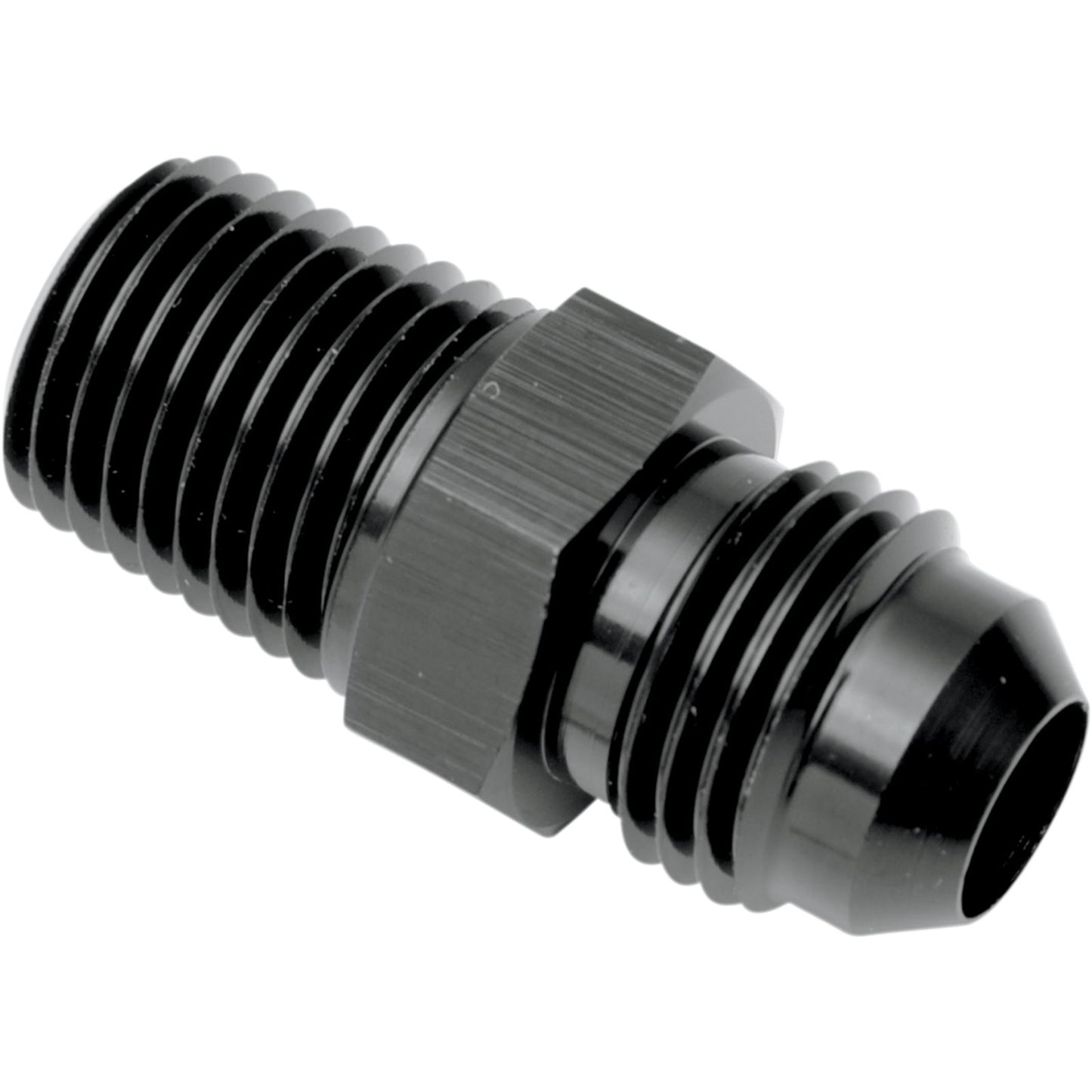 Goodridge -6 Oil Line Fitting - Black - Straight -1/8" NPT [MPN: AN816-06-02DBK]_391704