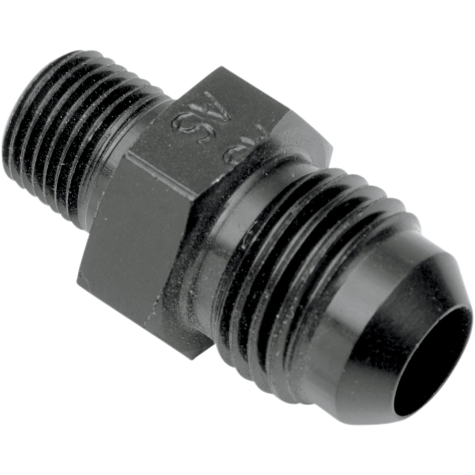 Goodridge -6 Oil Line Fitting - Black - Straight -1/4" NPT [MPN: AN816-06DBK]_391703