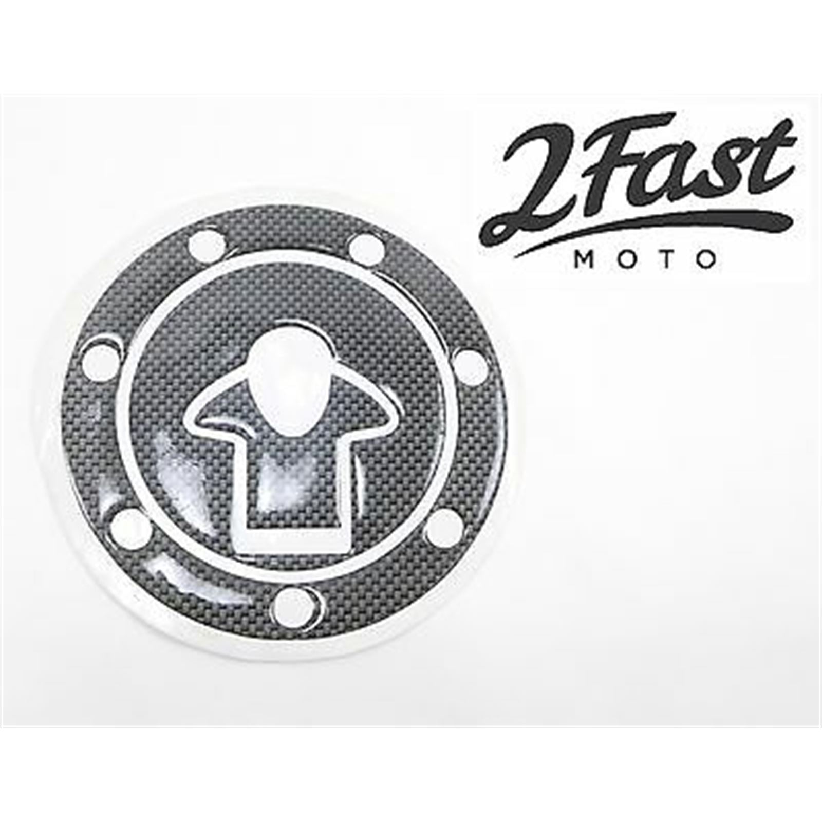 2FastMoto Carbon Fiber Style Gas Tank Pad Protector For Kawasaki ZXR, ZZR, ZX 115-076_647189