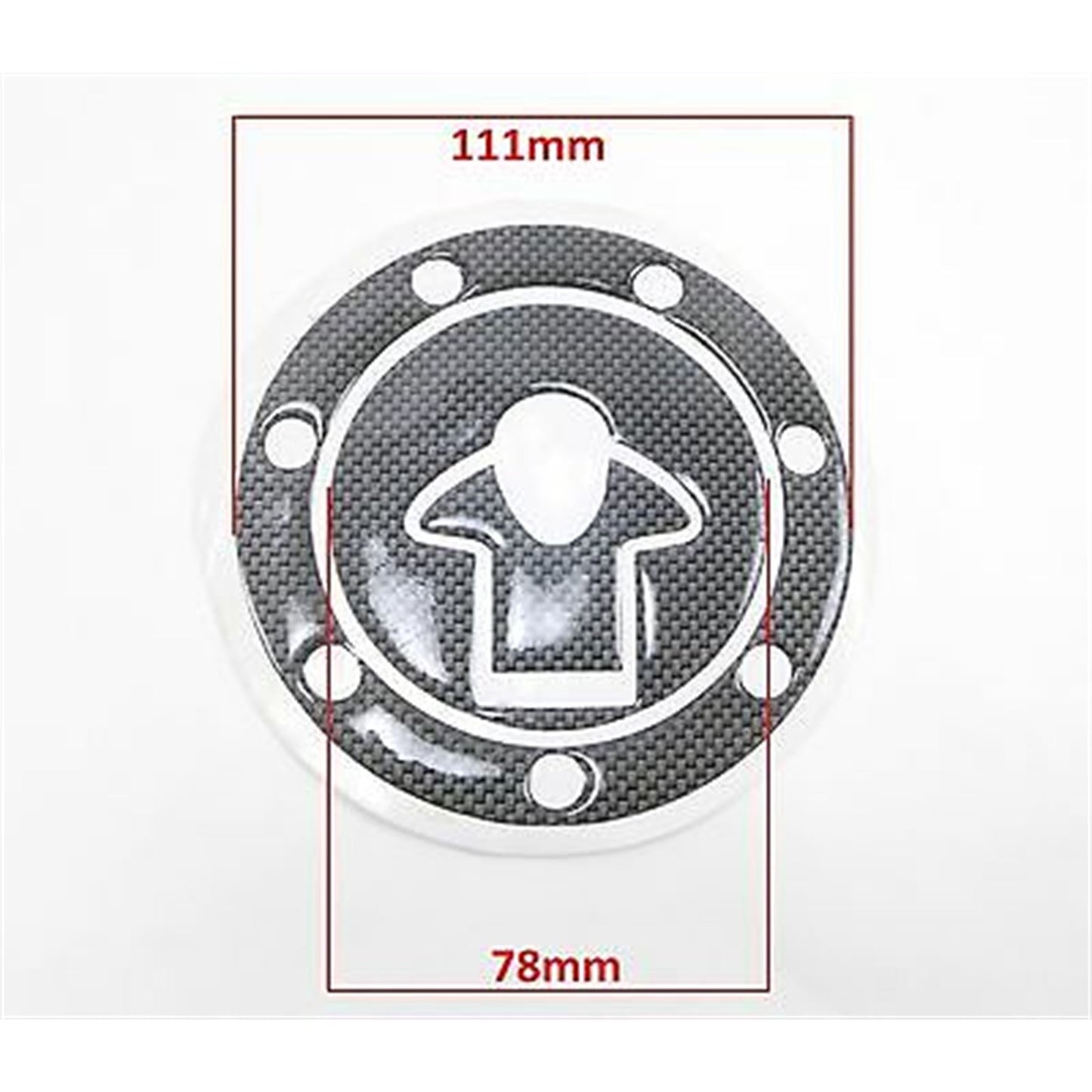 2FastMoto Carbon Fiber Style Gas Tank Pad Protector For Kawasaki ZXR, ZZR, ZX 115-076_647190