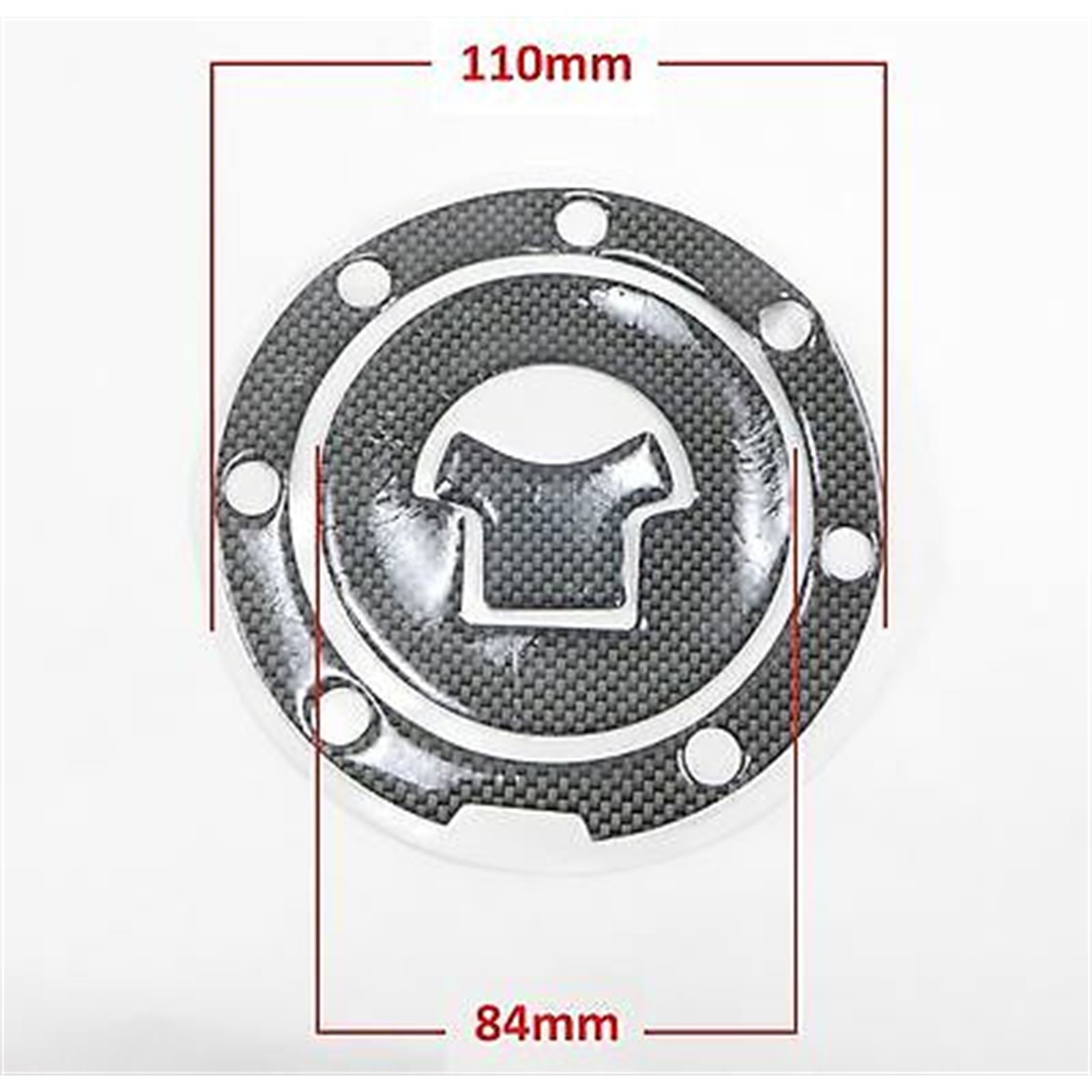 2FastMoto Gas Cap Pad Protector Carbon Fiber Look for Honda CBR, F4, CB 1000RR ST 115-077_628031