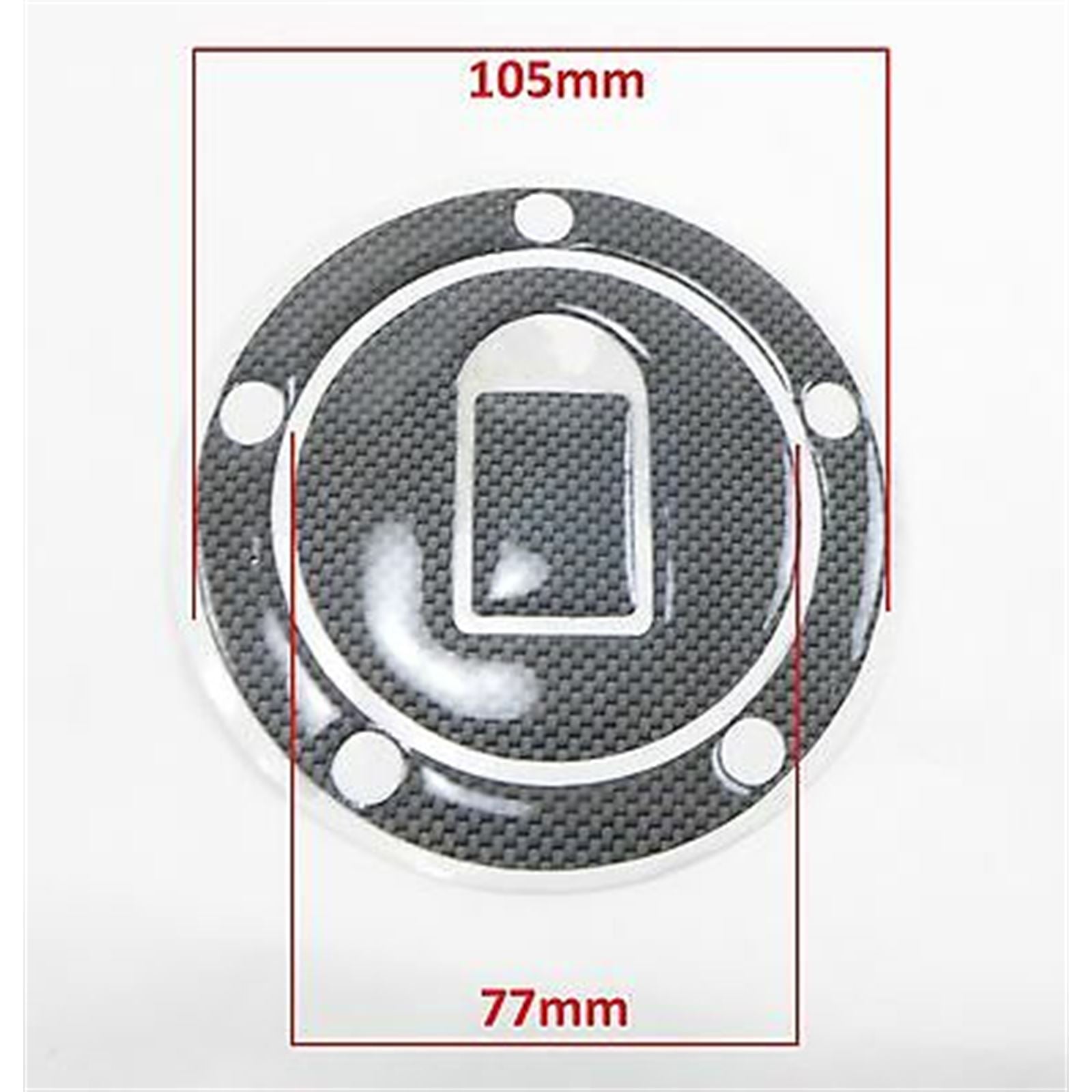2FastMoto Carbon Fiber Design Gas Tank Pad Protector For Kawasaki ZX-6R, ZX-636 115-079_627131