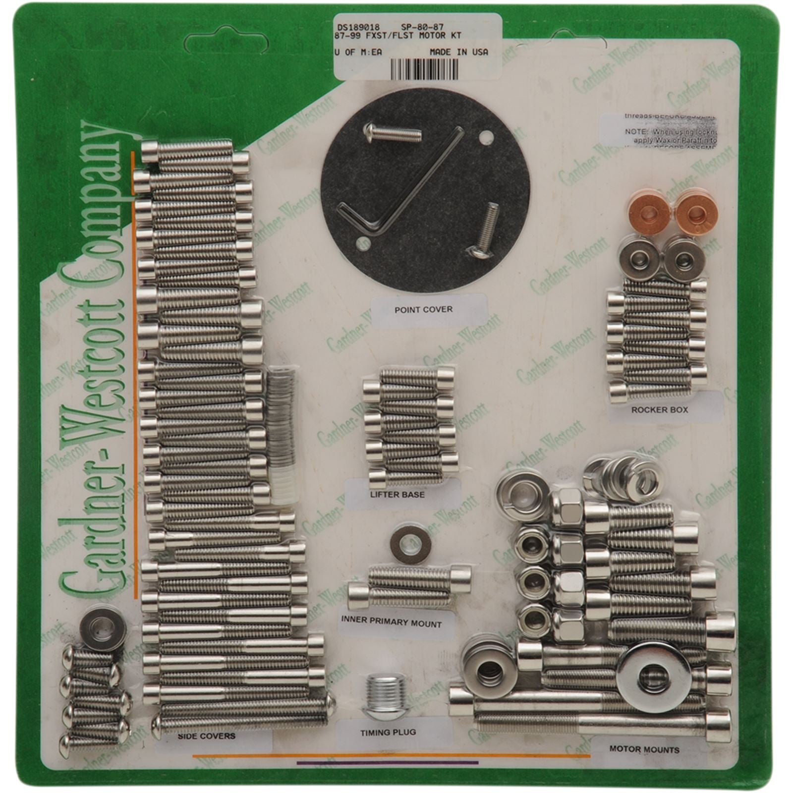 Gardnerwestcott Stainless Steel Motor SP-80-87_390124