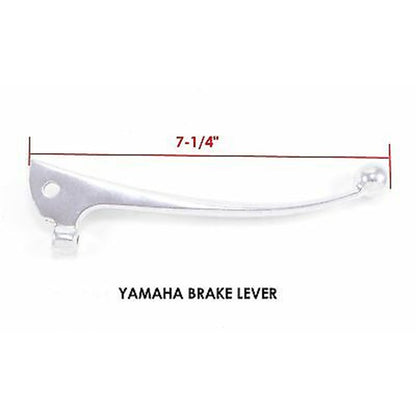 2FastMoto Polished Aluminum Right Hand Brake Lever For Select 73-80 Yamaha Models LBY-010_661438