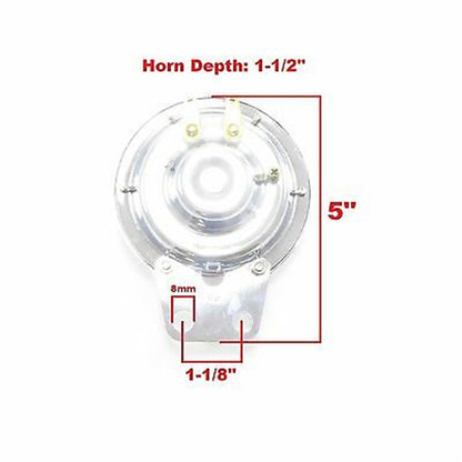 2FastMoto 6 Volt 4" Diameter Chrome Horn for Motorcycle Scooter [MPN: 51-1746-6v]_659034