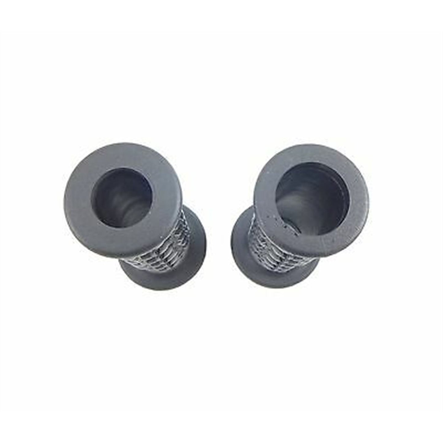 2FastMoto Skull Embossed Grips For 7/8" Handlebars with Twist Throttle Black  2fm-42-56531_628118