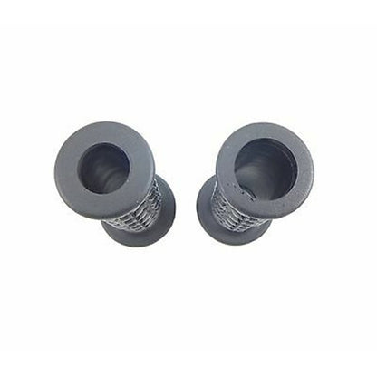 2FastMoto Skull Embossed Grips For 7/8" Handlebars with Twist Throttle Black  2fm-42-56531_628118