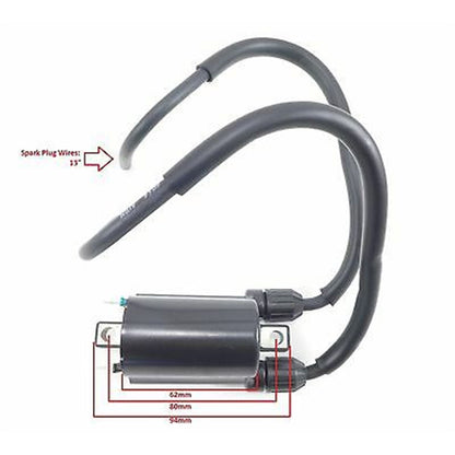 2FastMoto 12 Volt Ignition Coil Dual Feed for Honda Kawasaki 24-72423_628207
