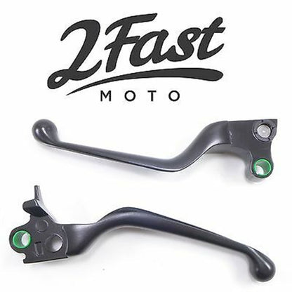 2FastMoto Wide Blade Black Lever Set for Harley Davidson 01-45015_662872