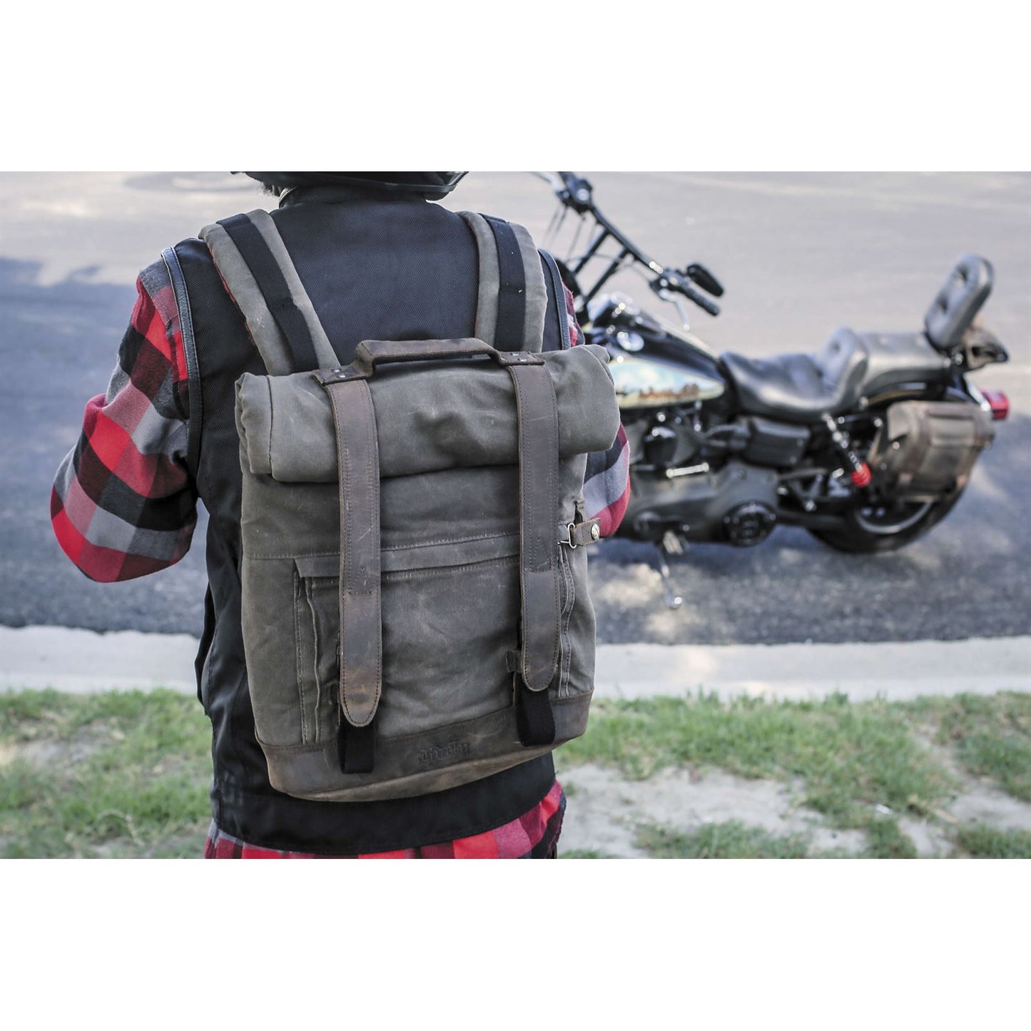 Burly Brand Roll Top Backpack [MPN: B15-1020D]_80959