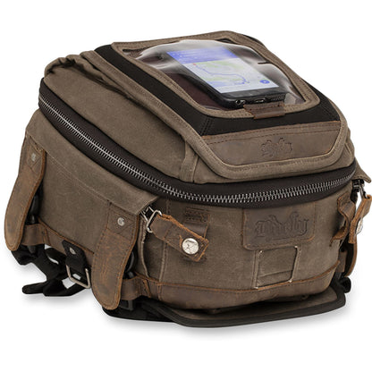 Burly Brand Tank Tail Bag - Wax Cotton B15-1010D_357590