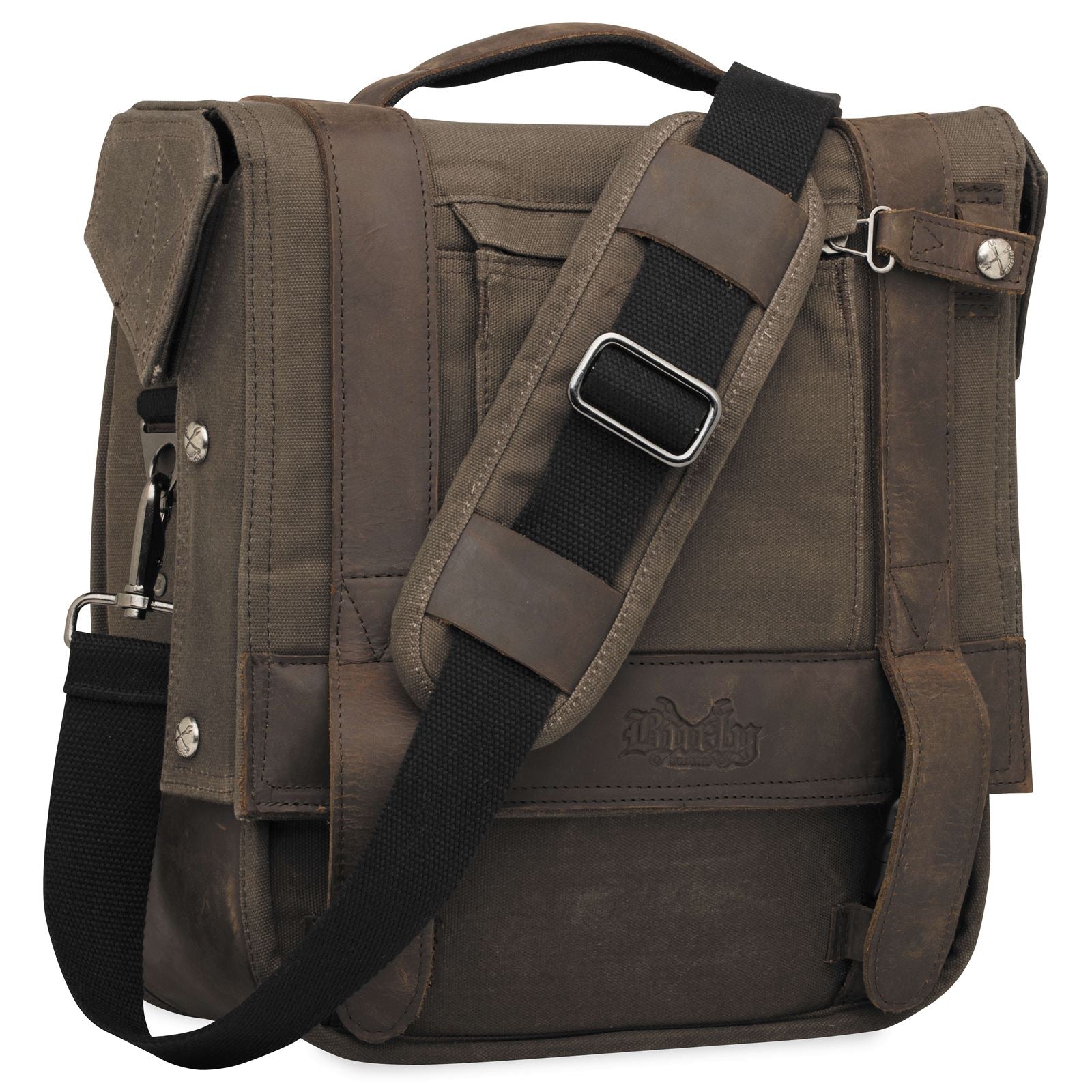 Burly Brand Saddlebag - Waxed Cotton B15-1000D_80968
