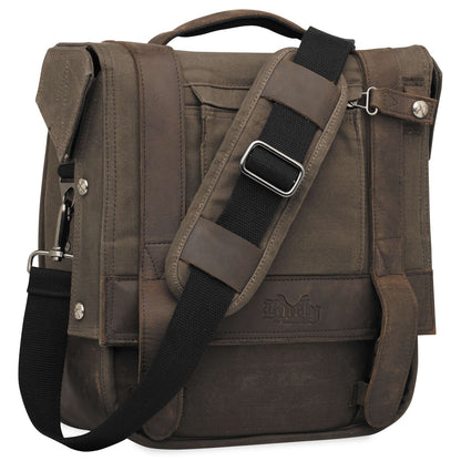Burly Brand Saddlebag - Waxed Cotton B15-1000D_80968