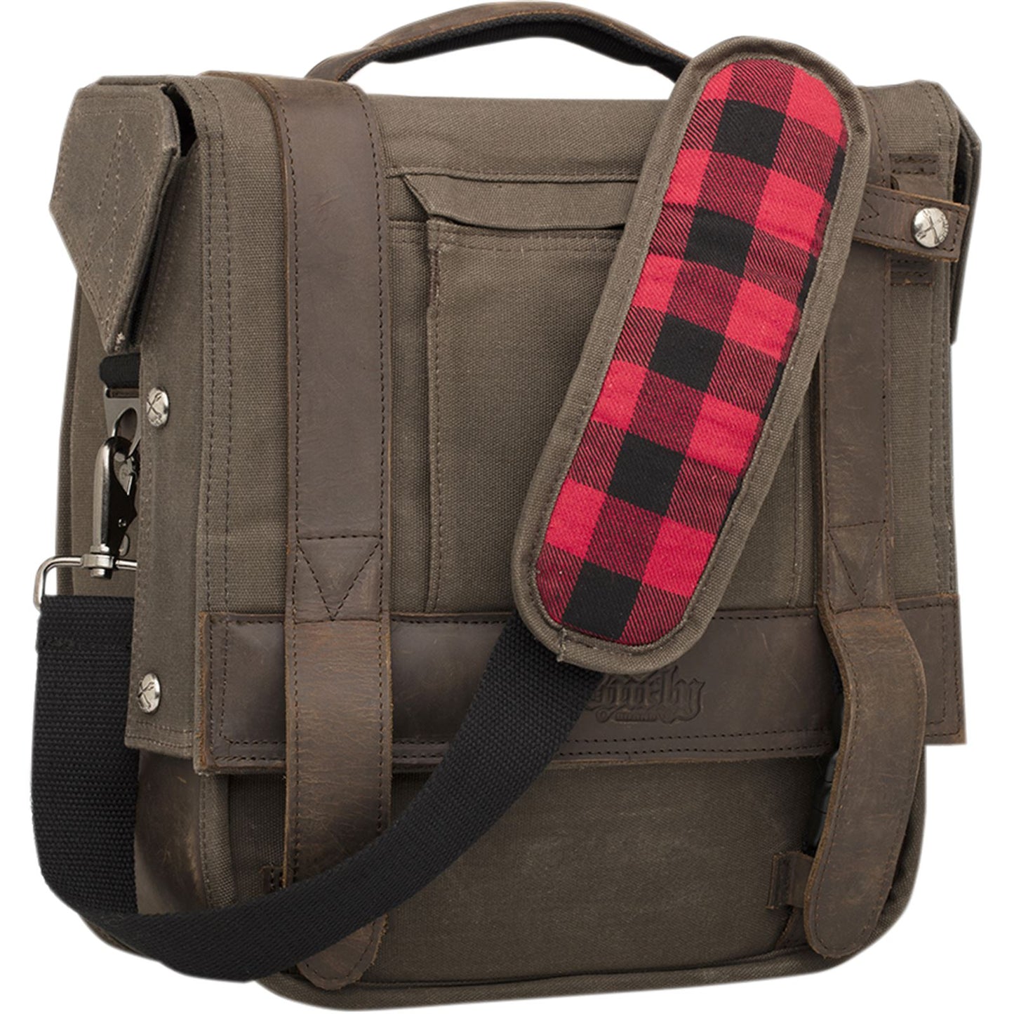 Burly Brand Saddlebag - Waxed Cotton B15-1000D_357577