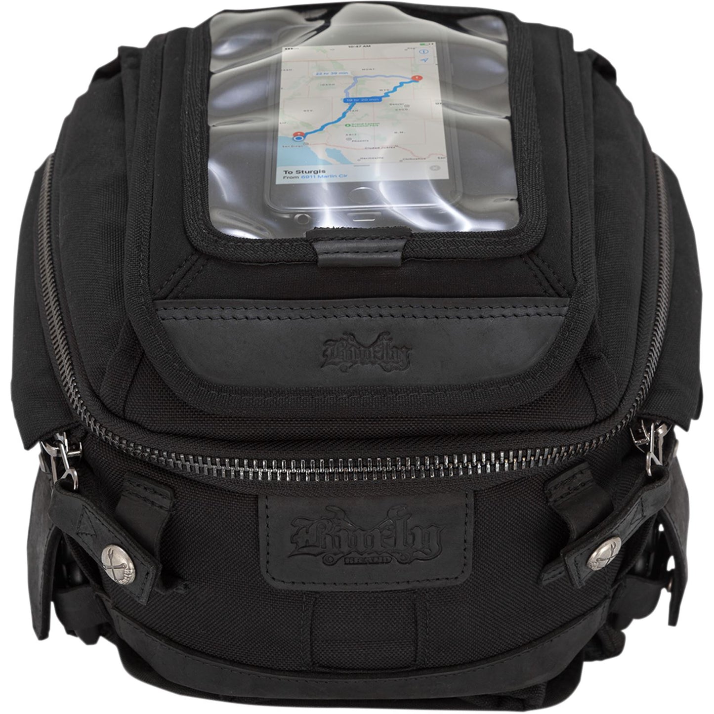 Burly Brand Tank Tail Bag - Black Cordura B15-1010B_357592