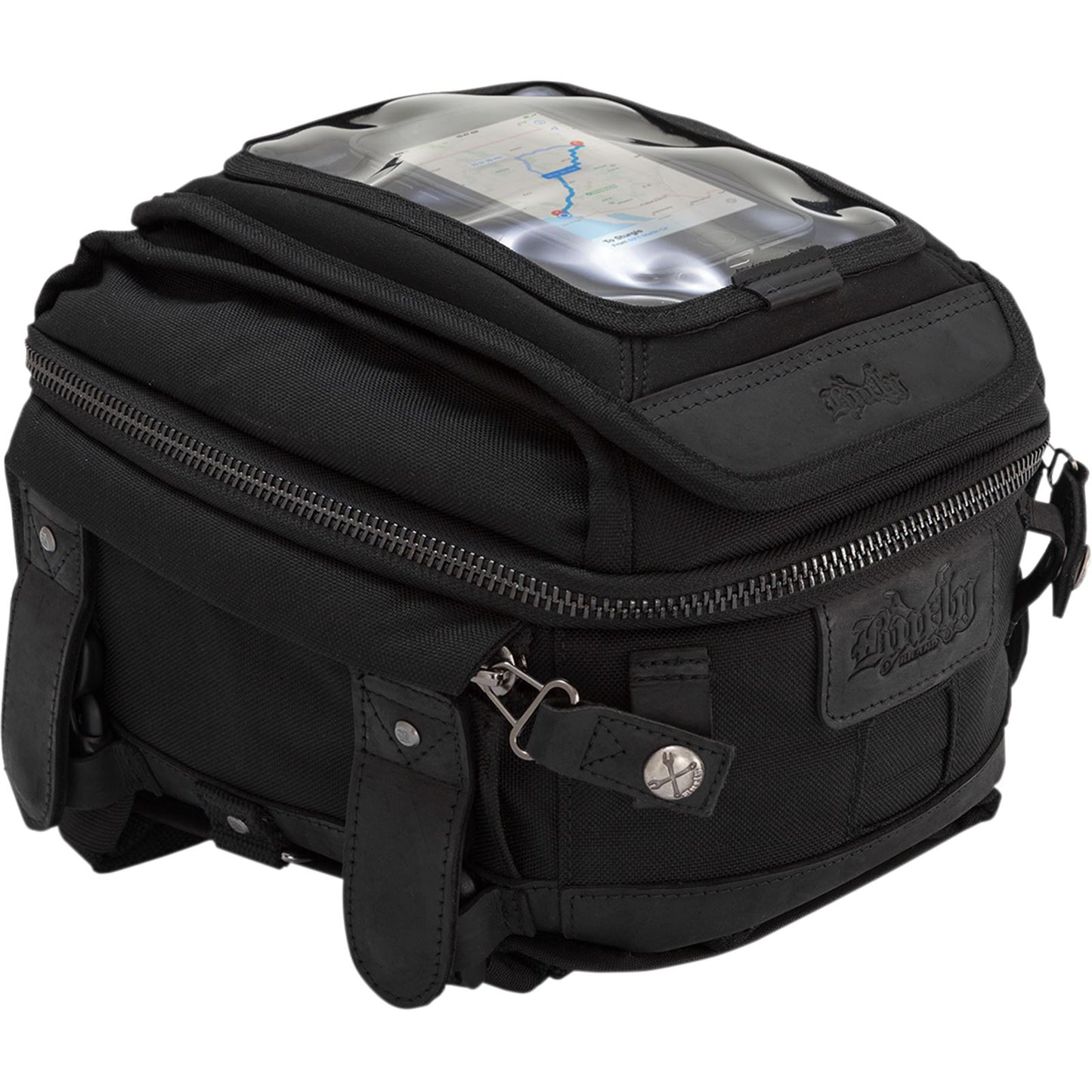 Burly Brand Tank Tail Bag - Black Cordura B15-1010B_357593