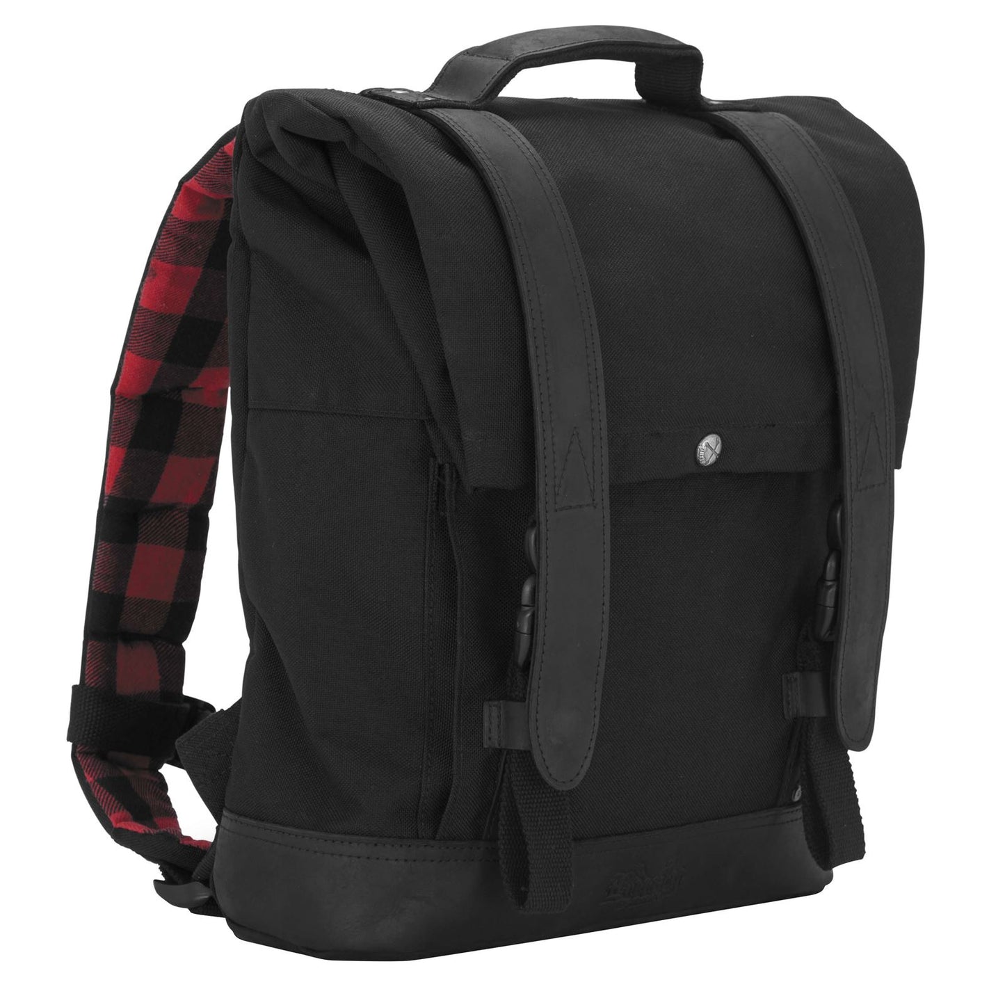 Burly Brand Roll Top Backpack - Cordura Black B15-1020B_80984