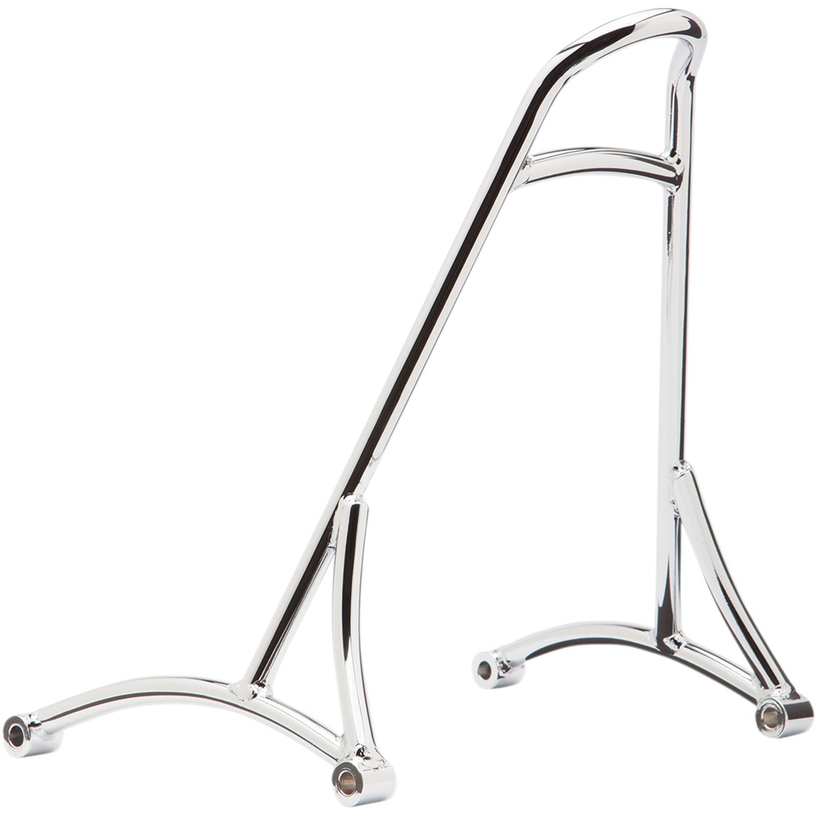 Burly Brand Sissy Bar - Short - Chrome - Dyna B13-1504C_357554