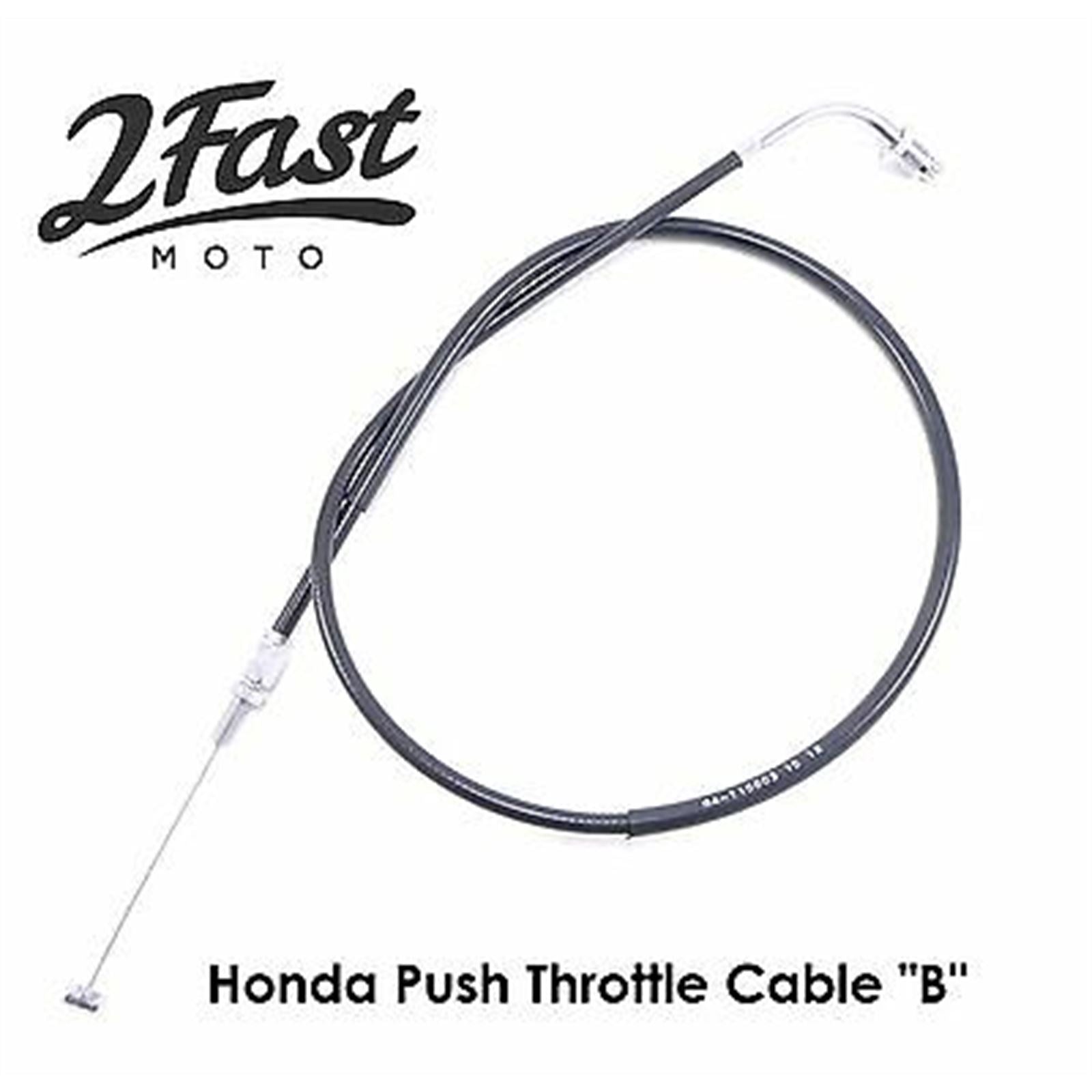 2FastMoto Push Throttle Cable "B" for Honda CB500 CB550 CB750 FT500 17920-341-000_657957