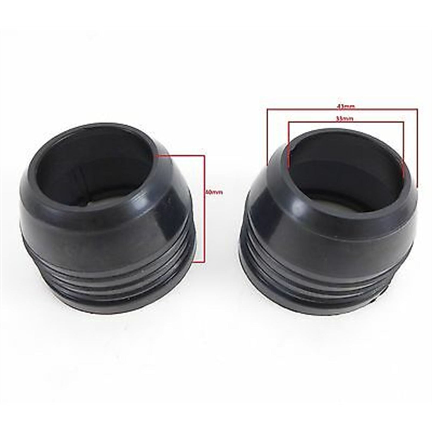 2FastMoto Front Fork Tube Dust Cover 2 Pack for Yamaha  DT RD RT DS TS XS 278-23144-50_627896