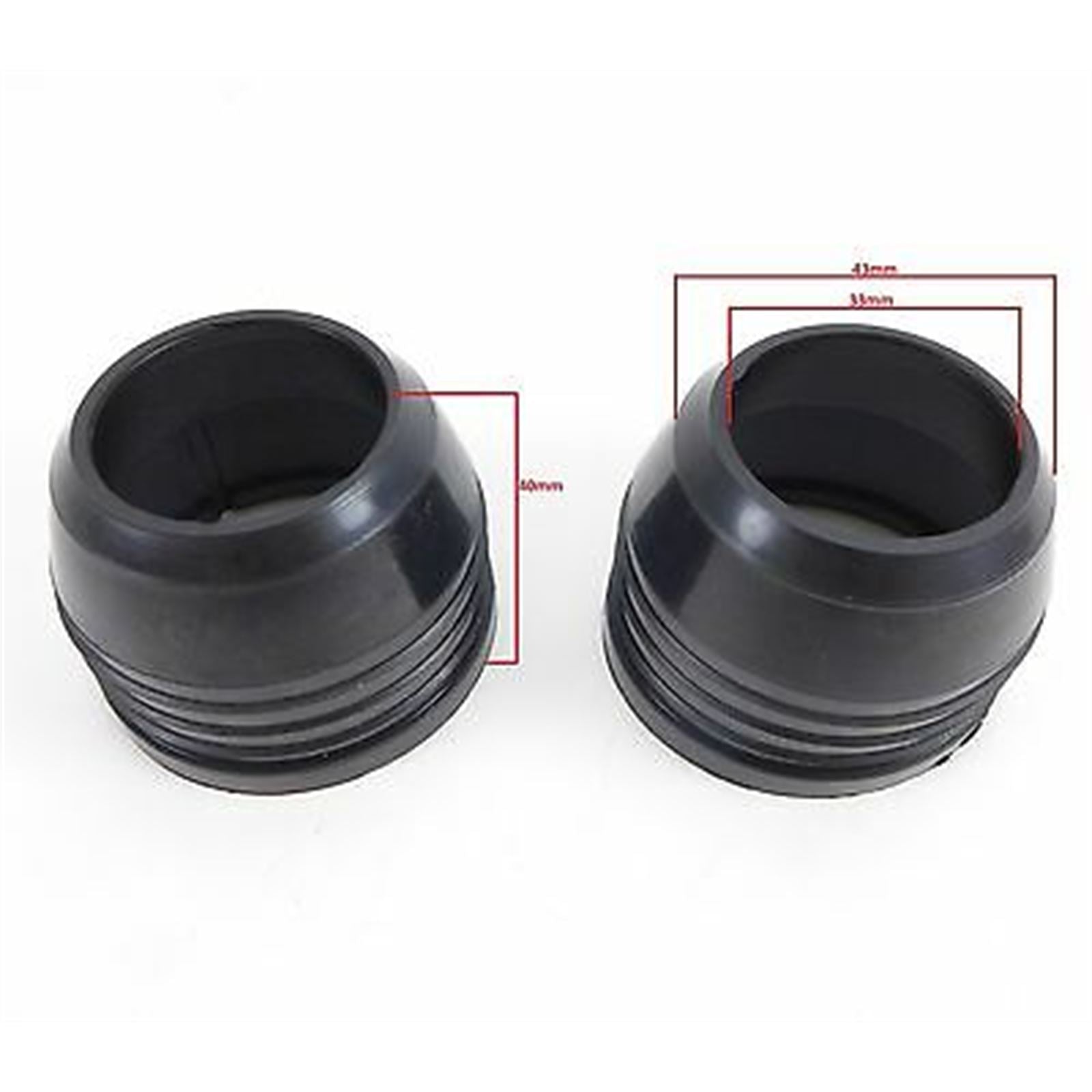 2FastMoto Front Fork Tube Dust Cover 2 Pack for Yamaha  DT RD RT DS TS XS 278-23144-50_627896