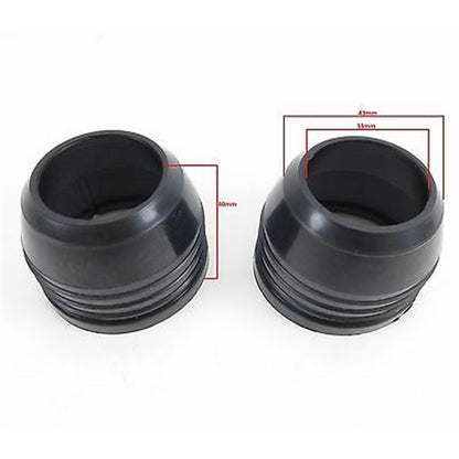 2FastMoto Front Fork Tube Dust Cover 2 Pack for Yamaha  DT RD RT DS TS XS 278-23144-50_627896
