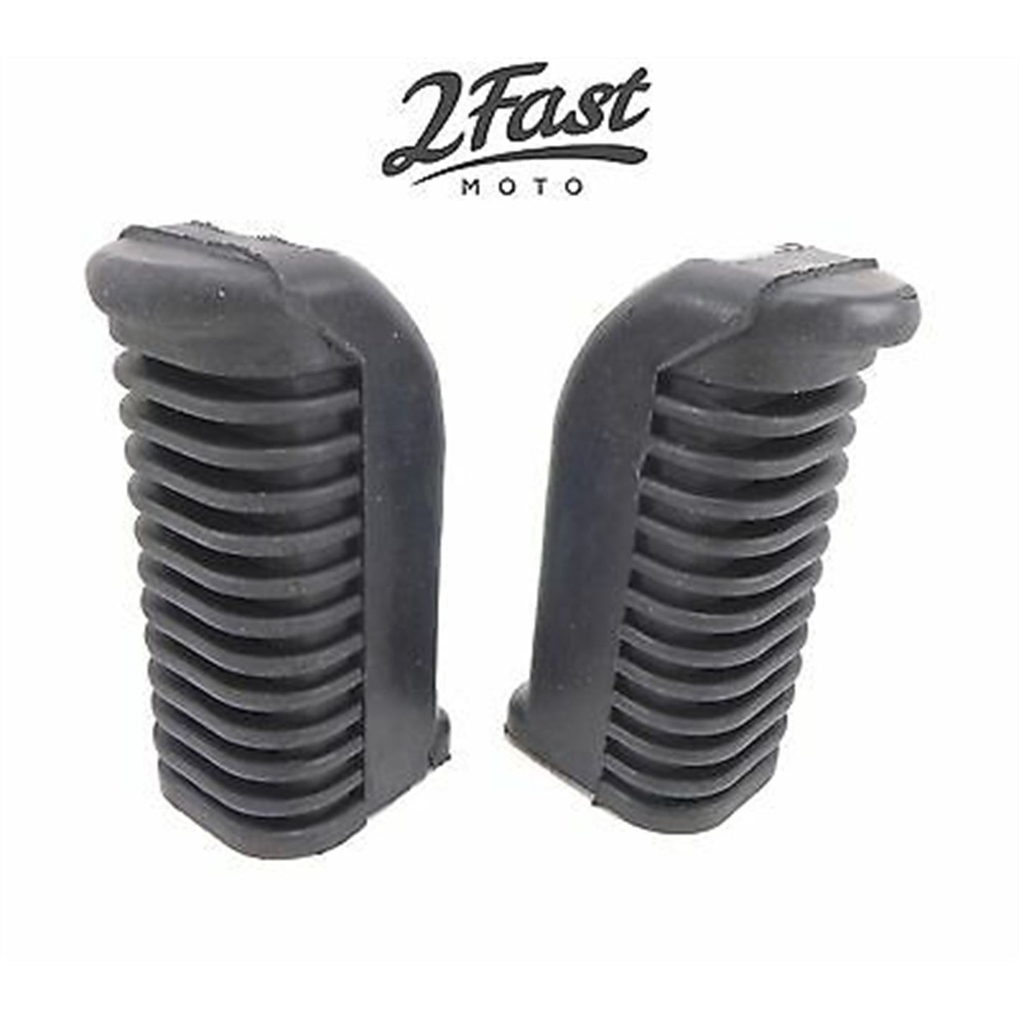 2FastMoto Front Footrest Footpeg Rubber Cover Set for Yamaha XJ550, XJ550R [MPN: 4L0-27423-00.]_656707