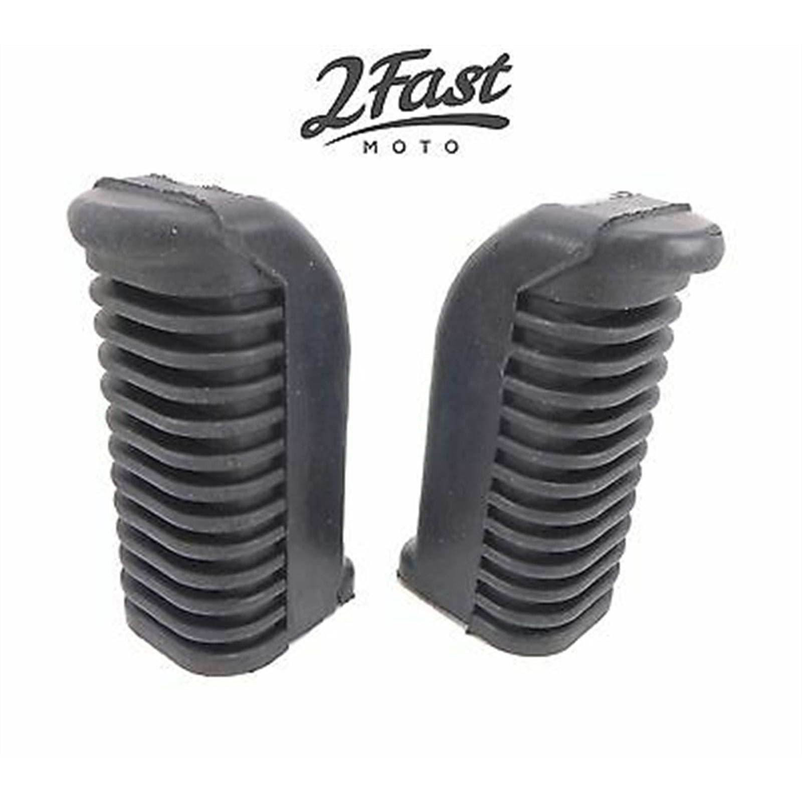 2FastMoto Front Footrest Footpeg Rubber Cover Set for Yamaha XJ550, XJ550R [MPN: 4L0-27423-00.]_656707